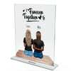 Best friends bridge (2-5 persons) - Personalized acrylic glass