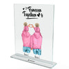 Winter Girlfriend Duo - Personalized acrylic glass