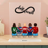 Christmas girlfriends (2-5 persons) - Personalized acrylic glass