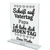 Scheiß auf Vatertag - Personalisiertes Acrylglas