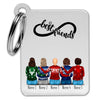 Christmas Girlfriends (2-5 People) - Personalized Keychain