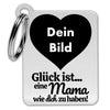 Happiness is having a mom like you with photo - Personalized keychain