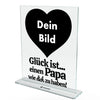 Glück ist, einen Papa wie dich zu haben mit Foto - Personalisiertes Acrylglas