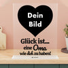 Glück ist, eine Oma wie dich zu haben mit Foto - Personalisiertes Acrylglas