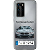 Plaque d'immatriculation automobile avec image de véhicule cadeau pour les passionnés d'automobile - Coque de téléphone personnalisée