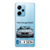 Plaque d'immatriculation automobile avec image de véhicule cadeau pour les passionnés d'automobile - Coque de téléphone personnalisée