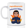 Jugendfeuerwehr Geschenk Tasse mit Name - Personalisierte Tasse