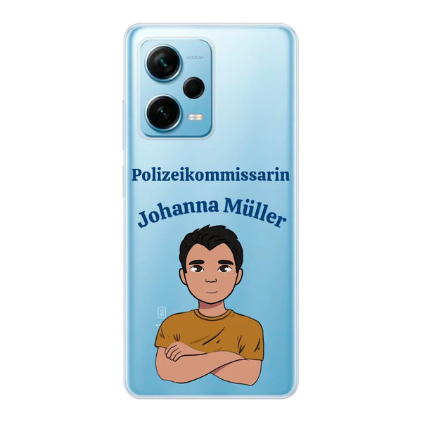 Police Officer Gift Phone Case with Name for Police Promotion - Personalized Phone Case