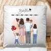 Family Pillow (Mother + Father + 1-4 Children) - Personalized Pillow