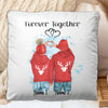 Winter Couple / Friends - Personalized Pillow