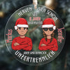 2 personen "Inseparable" - Gepersonaliseerde kerstdecoratie