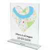 Personalized Card with Text on Acrylic - Where It All Began | Custom Acrylic Plaque - Personalisiertes Acrylglas