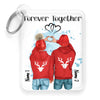Winter Couple / Friends - Personalized Keychain