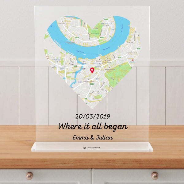 Acrylglas Mockup Neutral Kitchen