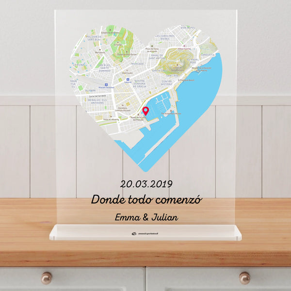 Acrylglas Mockup Neutral Kitchen