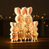 Ostern Familienmitglieder mit 1-8 Personen - Personalisiertes Premium LED Nachtlicht Leuchtbox