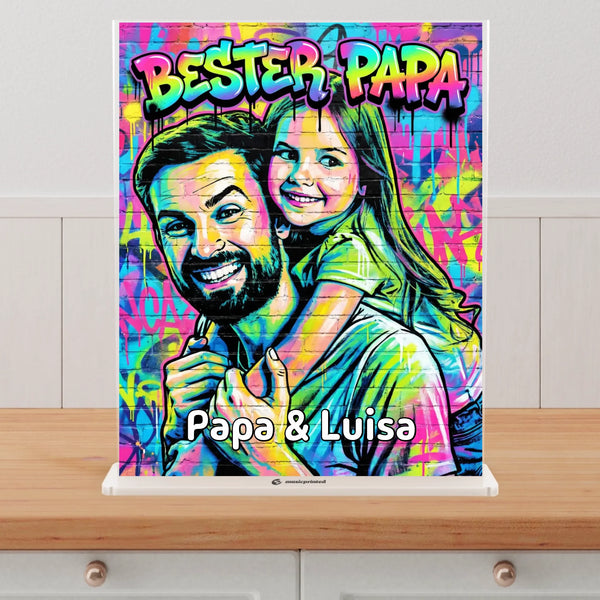 Acrylglas Mockup Neutral Kitchen