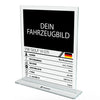 Auto Quartett Bild / Motorrad Bild - Personalisierter Magnet