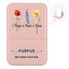 Flowers for Mom with up to 10 names and text, Mother's Day gift - Personalized Pocket Mirror
