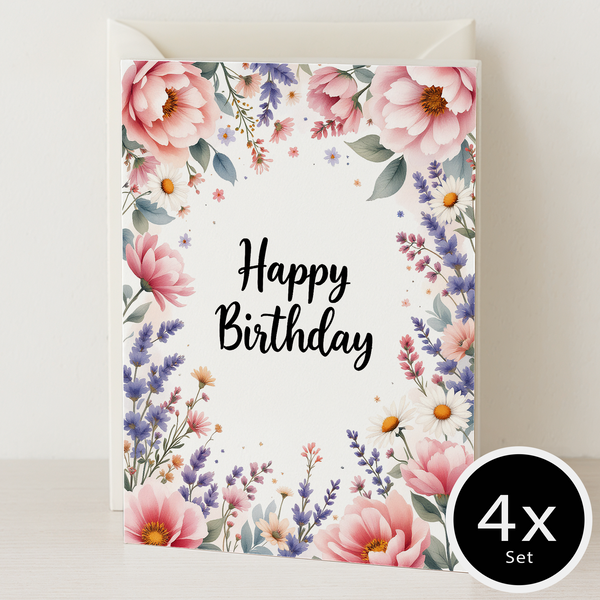 Premium Grußkarte DIN A6 mit Umschlag (versch. Anlässe wählbar)