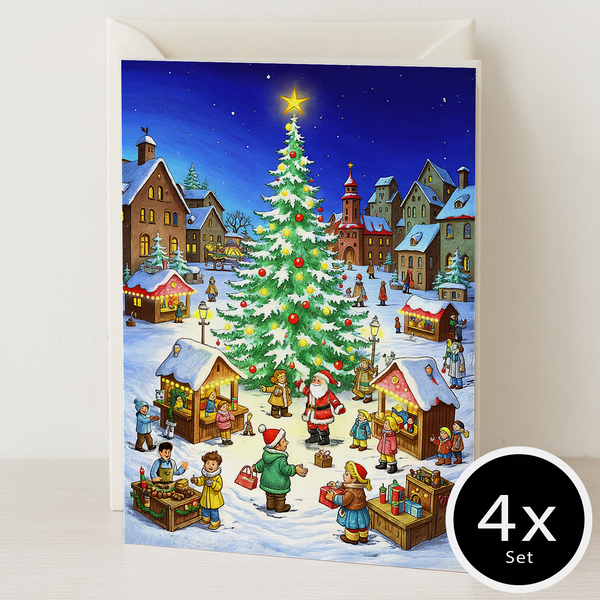 Premium Grußkarte DIN A6 mit Umschlag (versch. Anlässe wählbar)