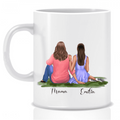 Mutter & Tochter - Personalisierte Tasse