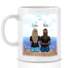 Best friends bridge (2-4 persons) - Personalized mug