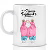 Winter girlfriends duo - Personalized mug