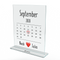 Personalisierter Kalender mit Datum und Text aus Acrylglas