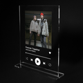 Personalized glass album cover made of acrylic glass