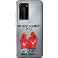 Winter Couple / Friends - Personalized phone case