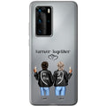 Best friends duo with drinks - Personalized phone case