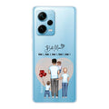 Family (father + 1-4 children) - Personalized phone case
