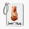 Hands with names - Personalized key ring