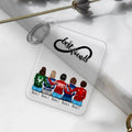 Christmas girlfriends (2-5 persons) - Personalized key ring