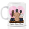Mother & 2 Daughters Sitting - Personalized Mug