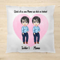 Mother & 1-3 daughters - Personalized pillow