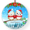 Christmas owls (2-4 persons) - Personalized Christmas decoration