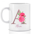 Mug rose avec prénom - Mug personnalisé