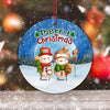 Bonhomme de neige (2-6 personnes) - Décorations de Noël personnalisées