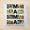Collage photo MAMA (8 photos avec texte) - Oreiller personnalisé