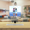 Bästa vänner (2-4 personer) omslag till sångalbum - personligt utformat akrylglas